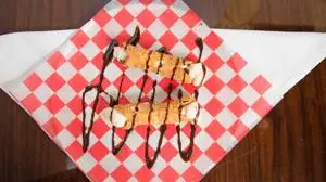 Cannoli with sweet ricotta filling
