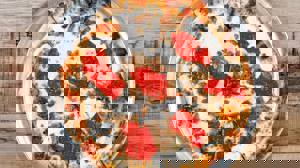 Ricotta and Meatballs Pizza