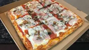 Square Sicilian pizza