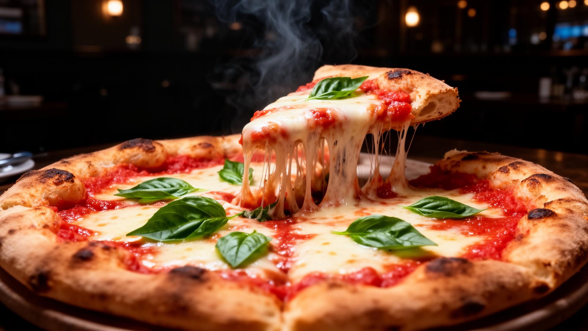 New York style pizza slice