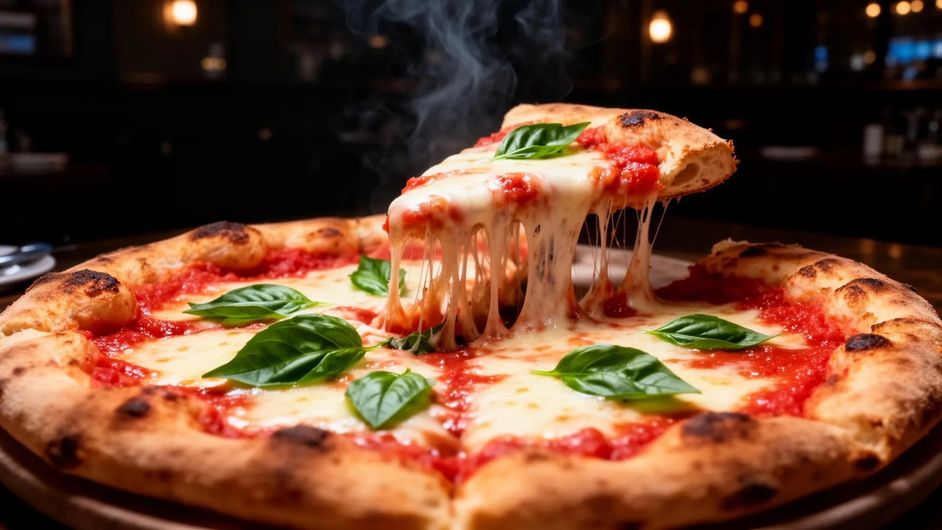 New York-style pizza from Manhattan NY Pizza