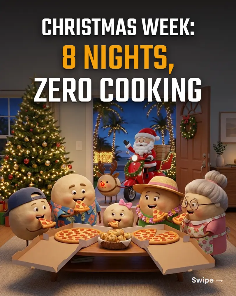 Christmas week: 8 nights, zero cooking
