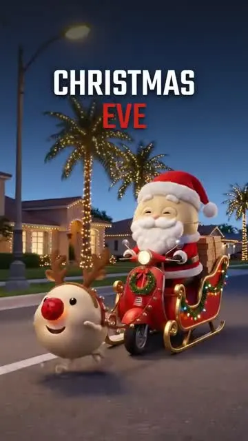Santa Doughy Delivers Christmas Week Dinner