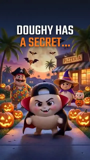 Vampire Doughy Only Bites Pizza: Halloween Pizza Party